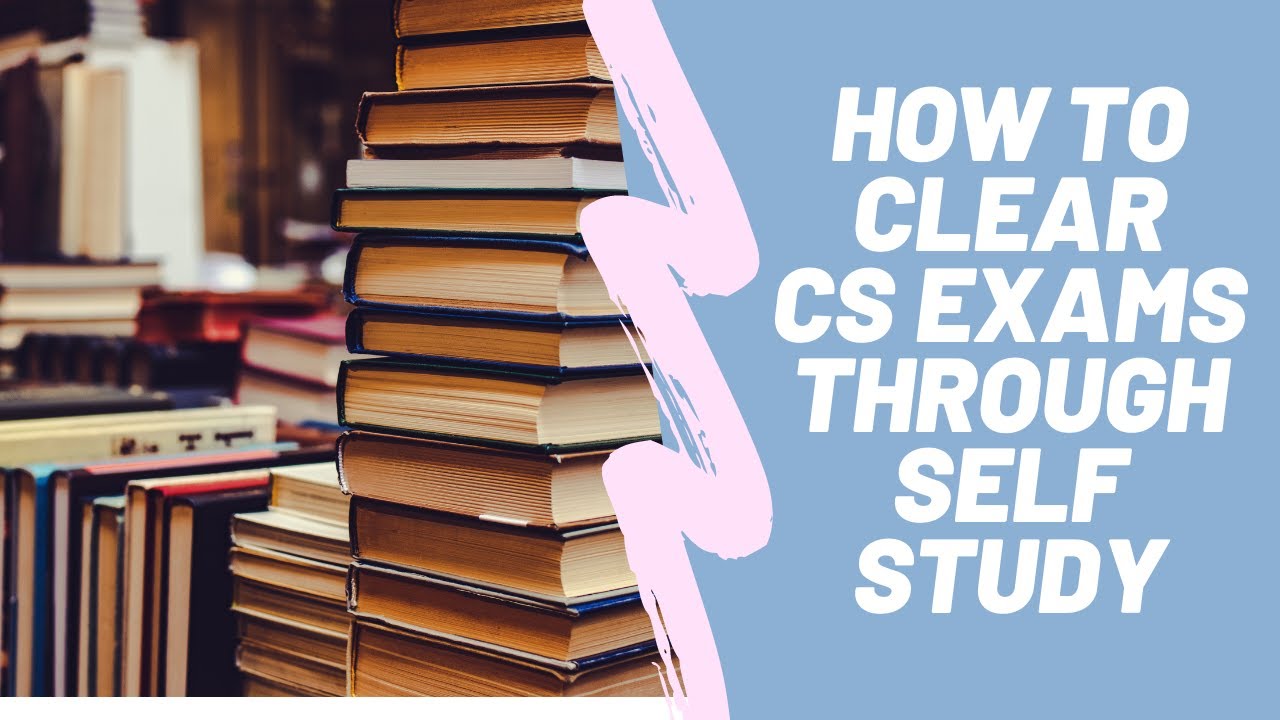 How to clear CS exams through self study | CS professional