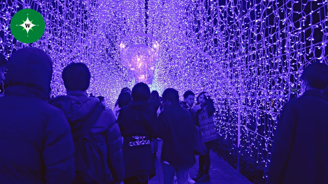 [4K] Breathtaking Walk Around Enoshima Winter Illumination: The Jewel of Shonan 2022