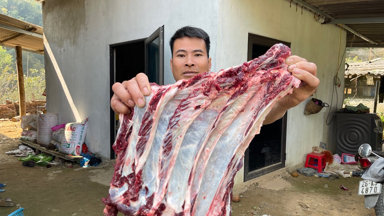 MÓN THỊT TRÂU CHẤM PỊA/ Vĩnh Vlog