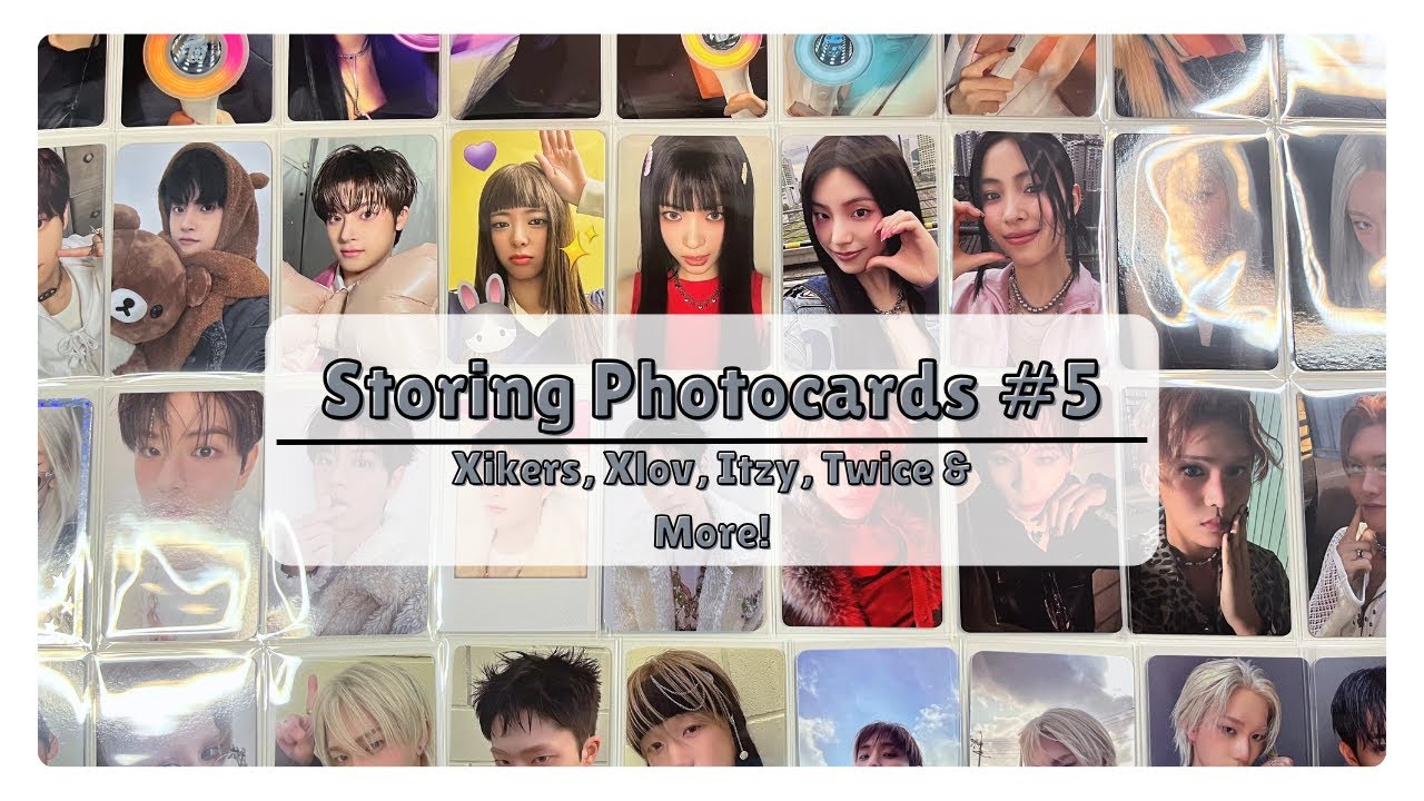 storing photocards #5 || xikers, xlov, itzy, twice & more!