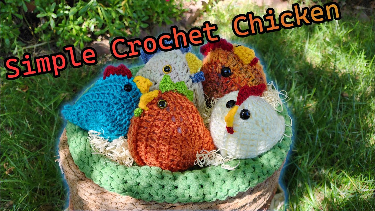 Simple Small Crochet Chicken