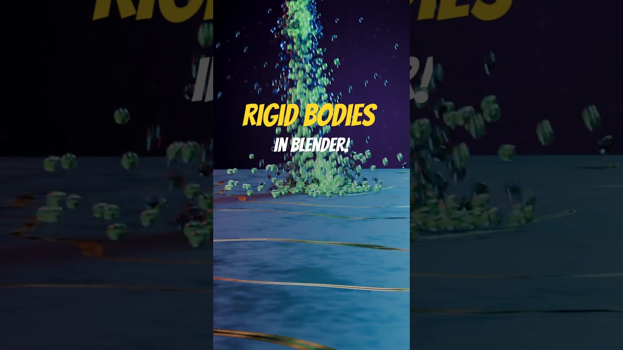 Rigid Body Simulations in Blender!