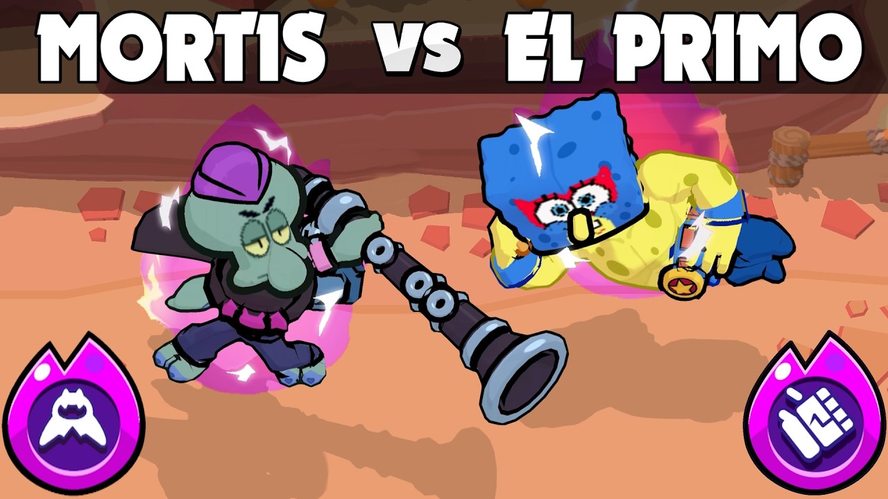 Губка Боб vs Сквидвард Тентаклс 🍍 MORTIS vs EL PRIMO