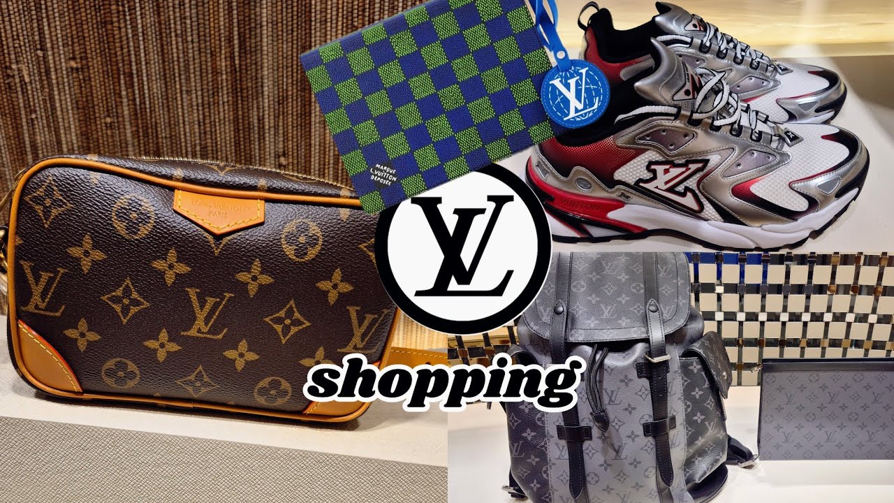 what's NEW at men's LV?🌍 LV BOOK MESSENGER AIR AFRIQUE🌍LV RUSH BUMBAG🌍LV WEREABLE WALLET🌍LV TRAINERS