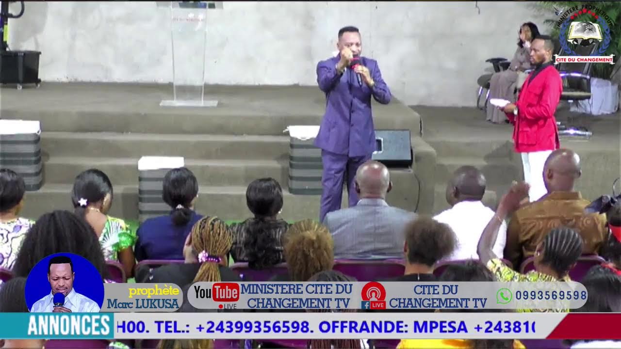 LIVE AVEC LE PROPHETE MARC LUKUSA
