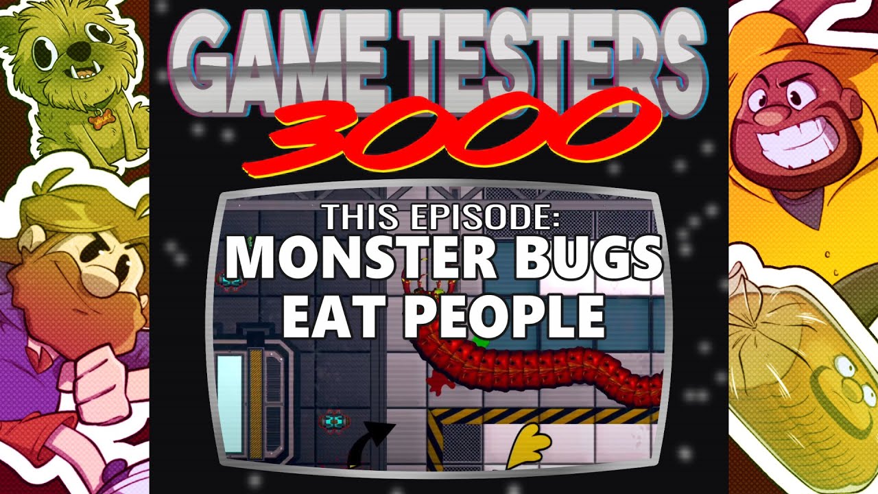Monster Bugs Eat People | Gametesters 3000 | Ep. #6 | Super Beard Bowl
