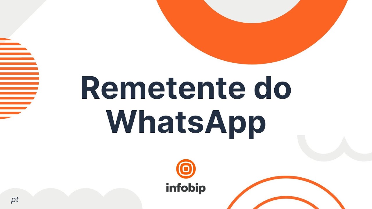 Remetente do WhatsApp - Portal Infobip