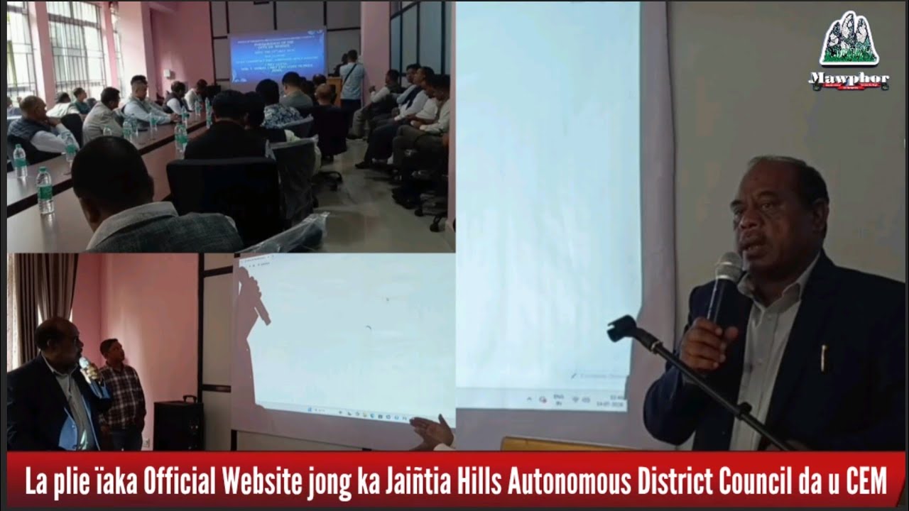 La plie &iuml;aka Official Website jong ka Jai&ntilde;tia Hills Autonomous District Council da u CEM