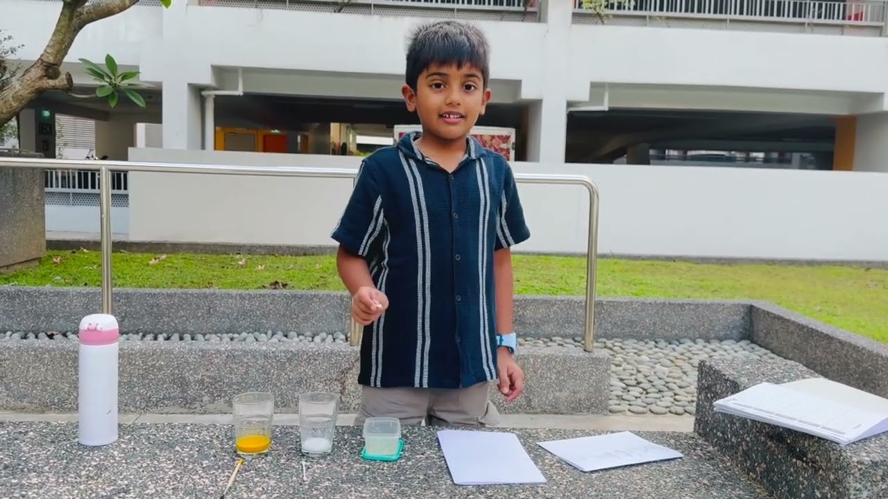 Invisible ink experiment | Science | Mithun Baskaran | chitti | funscience