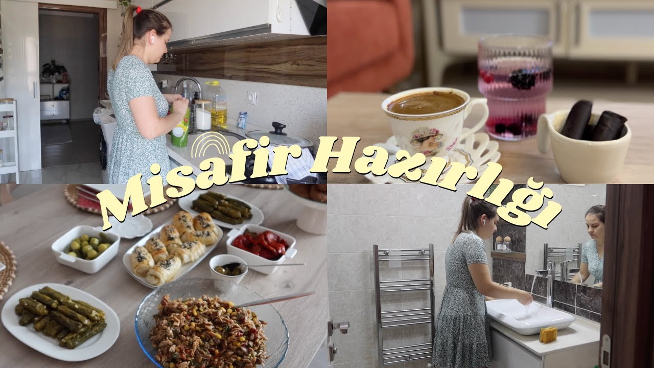MİSAFİR HAZIRLIĞI | TEMİZLİK |  GÜN MENÜSÜ |BÖREK, TİRAMİSU, KURABİYE 👩‍🍳