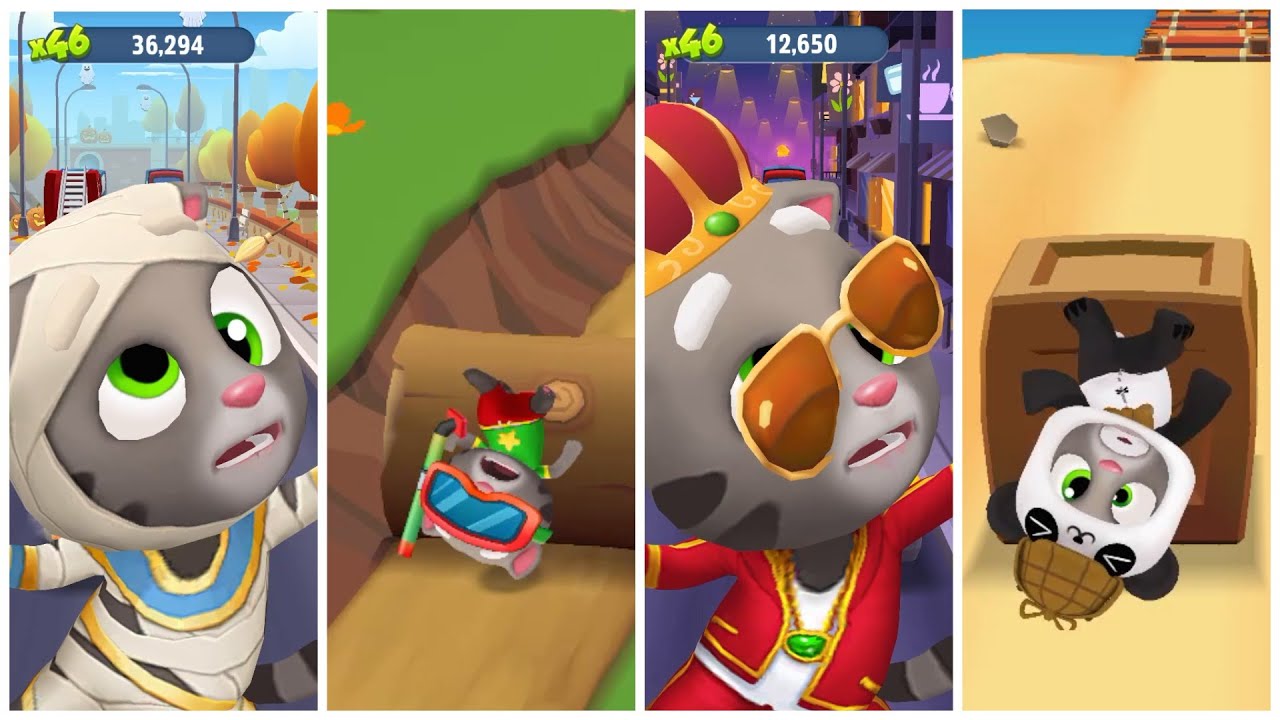 Talking Tom Gold Run - All Best Funny Fails