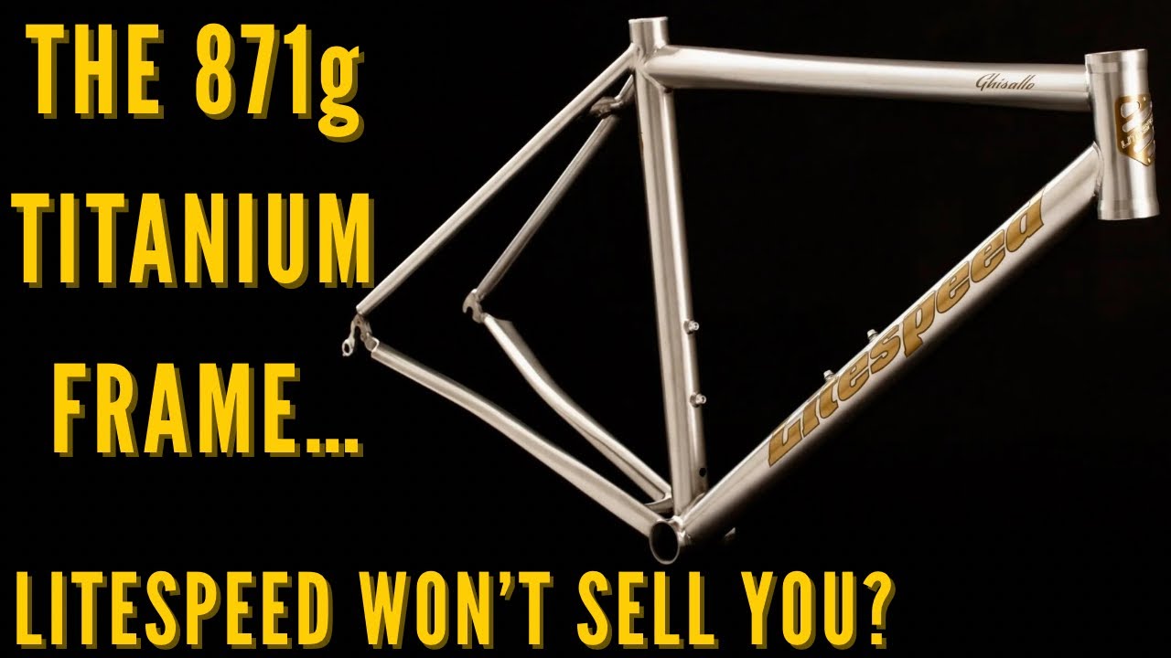 A Titanium Swan Song. Litespeed Ghisallo.