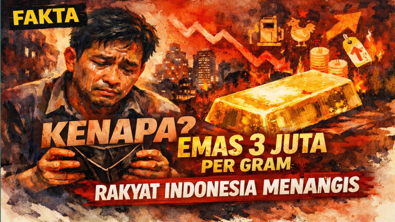🔥GILA? EMAS NAIK 3 JUTA PER GRAM, EKONOMI RAKYAT INDONESIA ANJLOK!!!