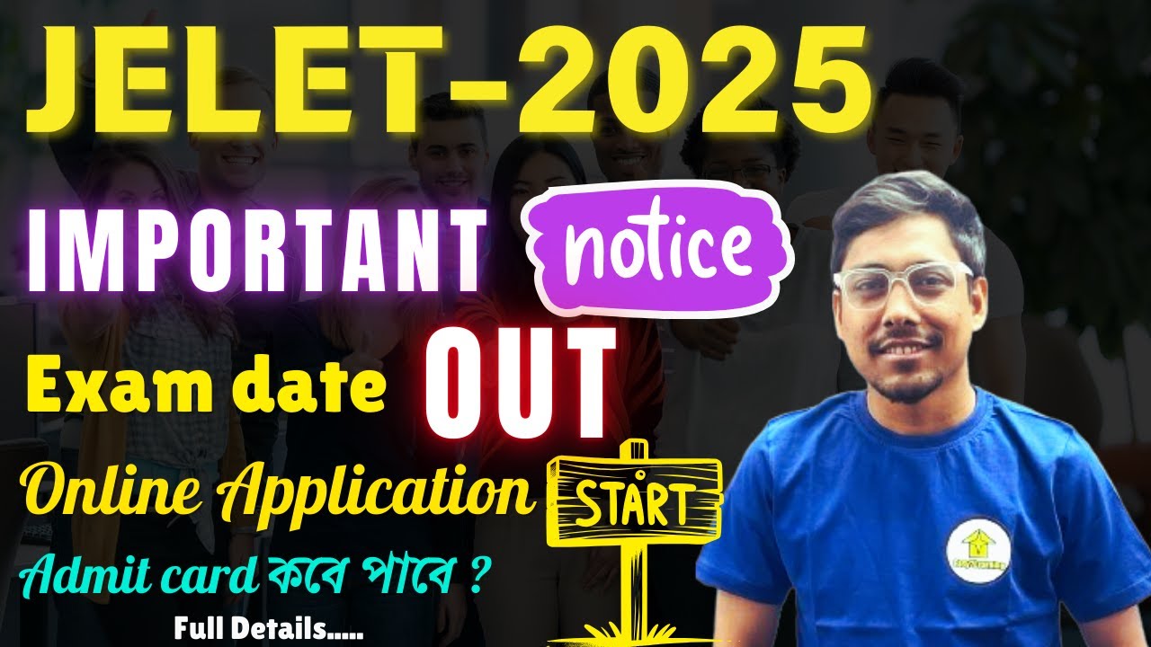 JELET 2025 Online Application Started | Admit Card, Exam Date, Step-by-Step Guide