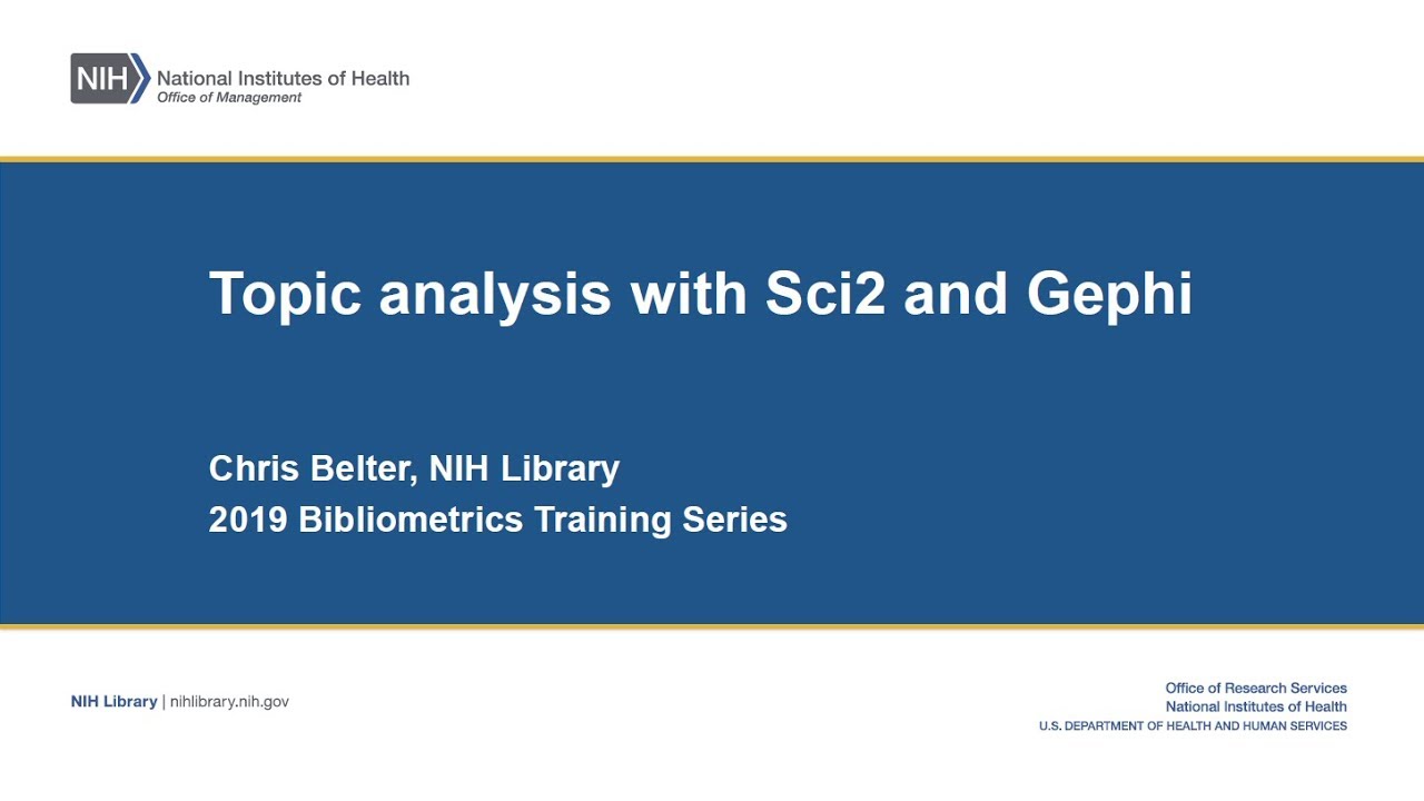Week 10: Topic analysis