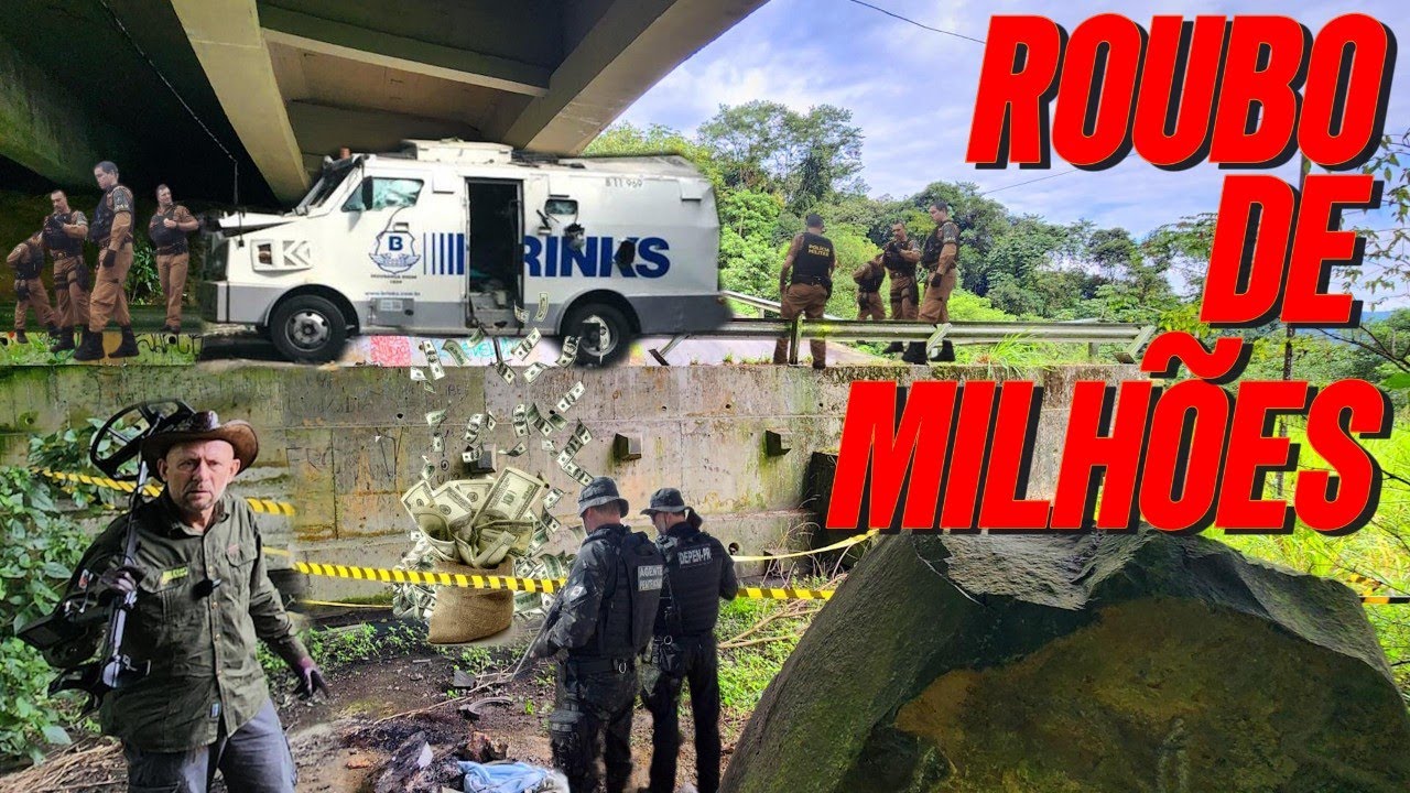 assalto carro forte  ROUBARAM milhões e nos recuperamos