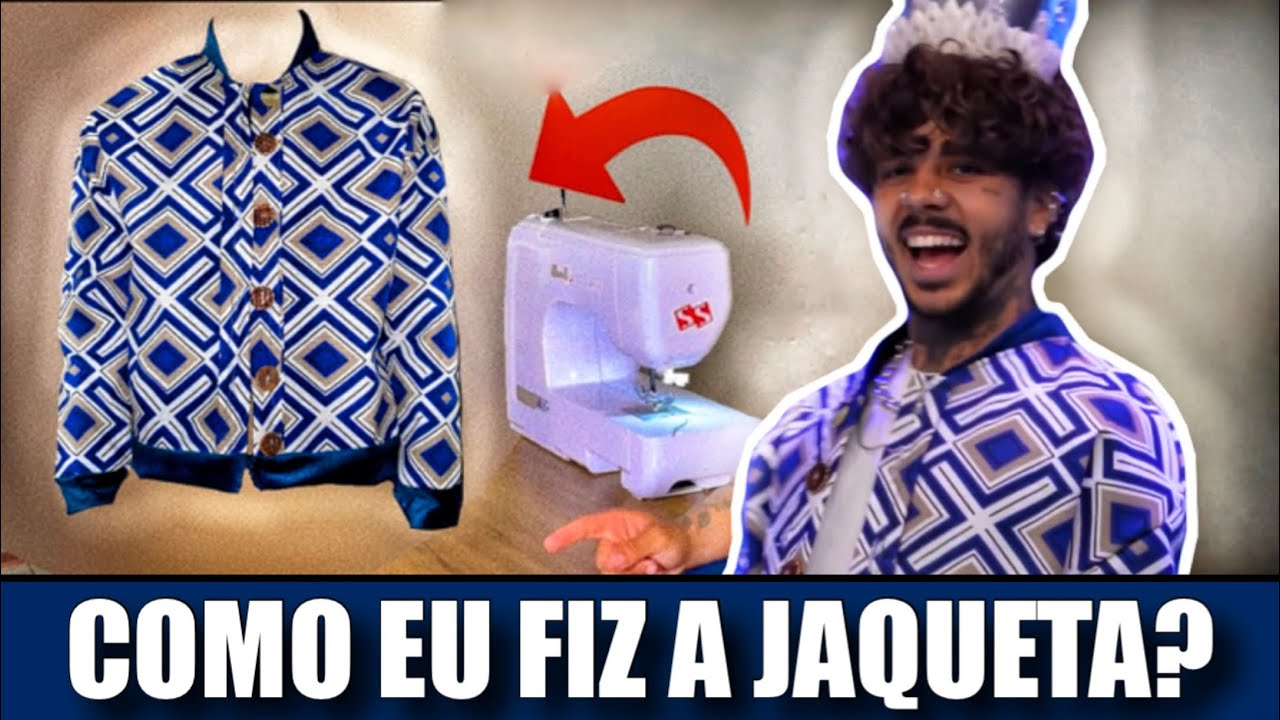 COSTURANDO UMA JAQUETA DO 0 - Vic de colher