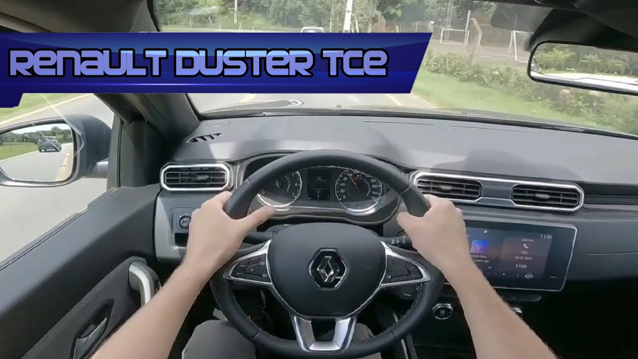 2023' RENAULT DUSTER ICONIQ TCE 1.3 TURBO - DRIVING POV IN CURITIBA/BRAZIL