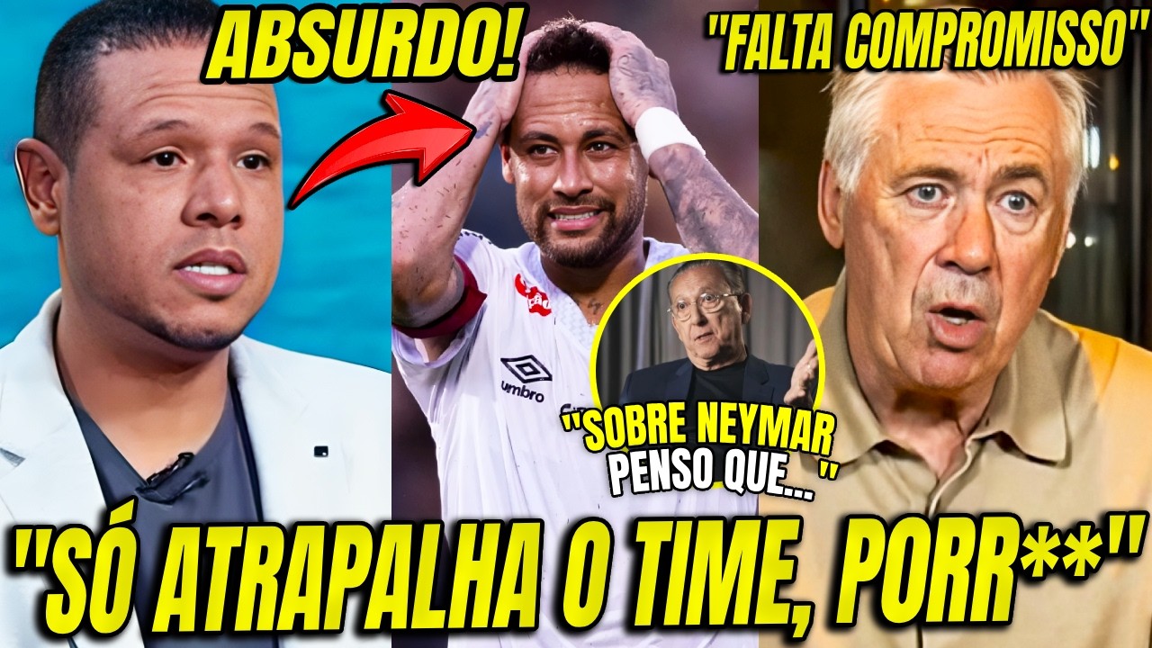 🤬ANCELOTTI DET0NA NEYMAR 