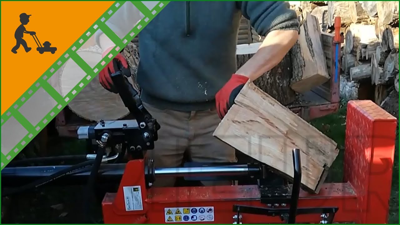 GeoTech LS 12-50 MHVG Petrol Log Splitter - Multiple Positions - 12 tons - Customer's video