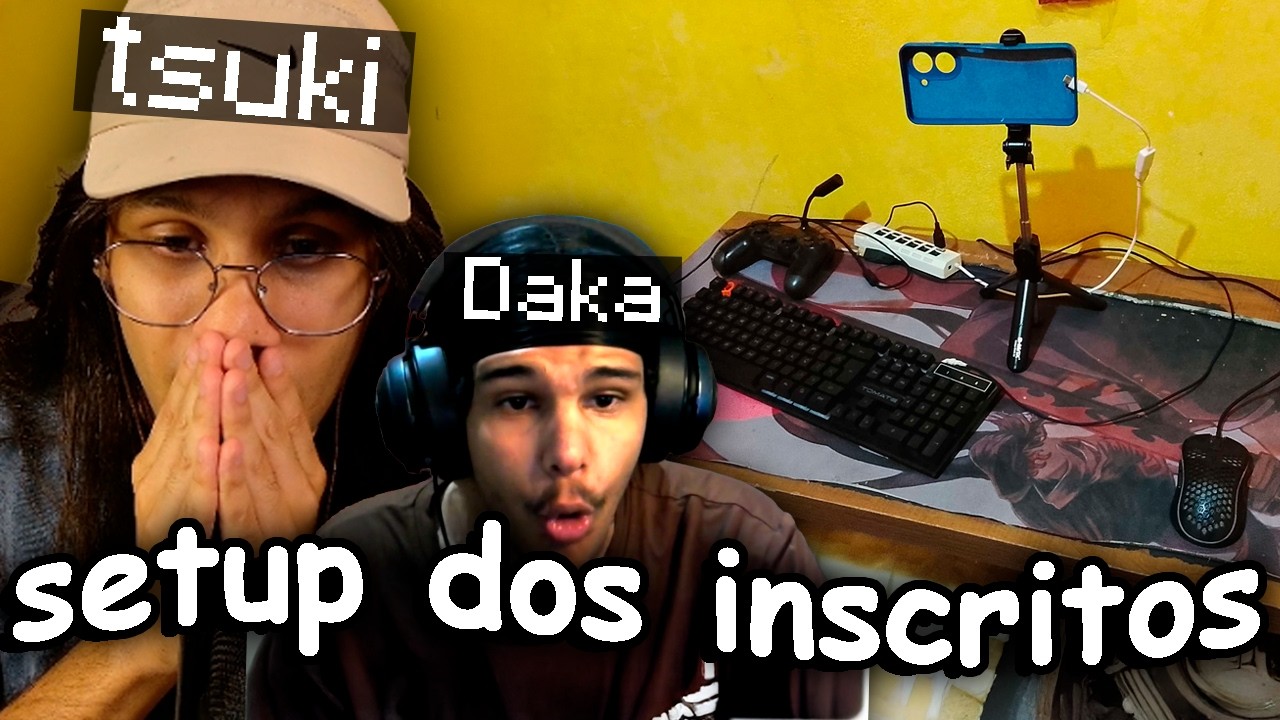 Analisando SETUP dos INSCRITOS #3 (sobrou nem o celular k k k k)