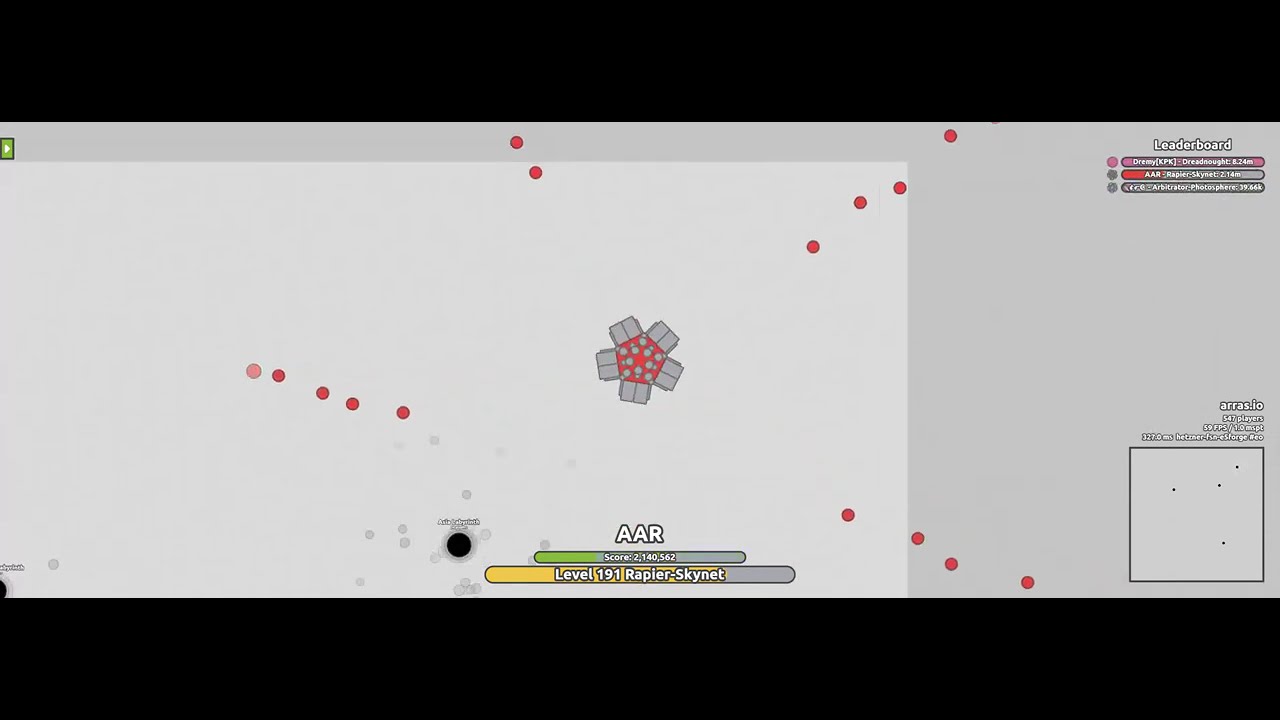 arras.io normal to dreadnought 9 tiers