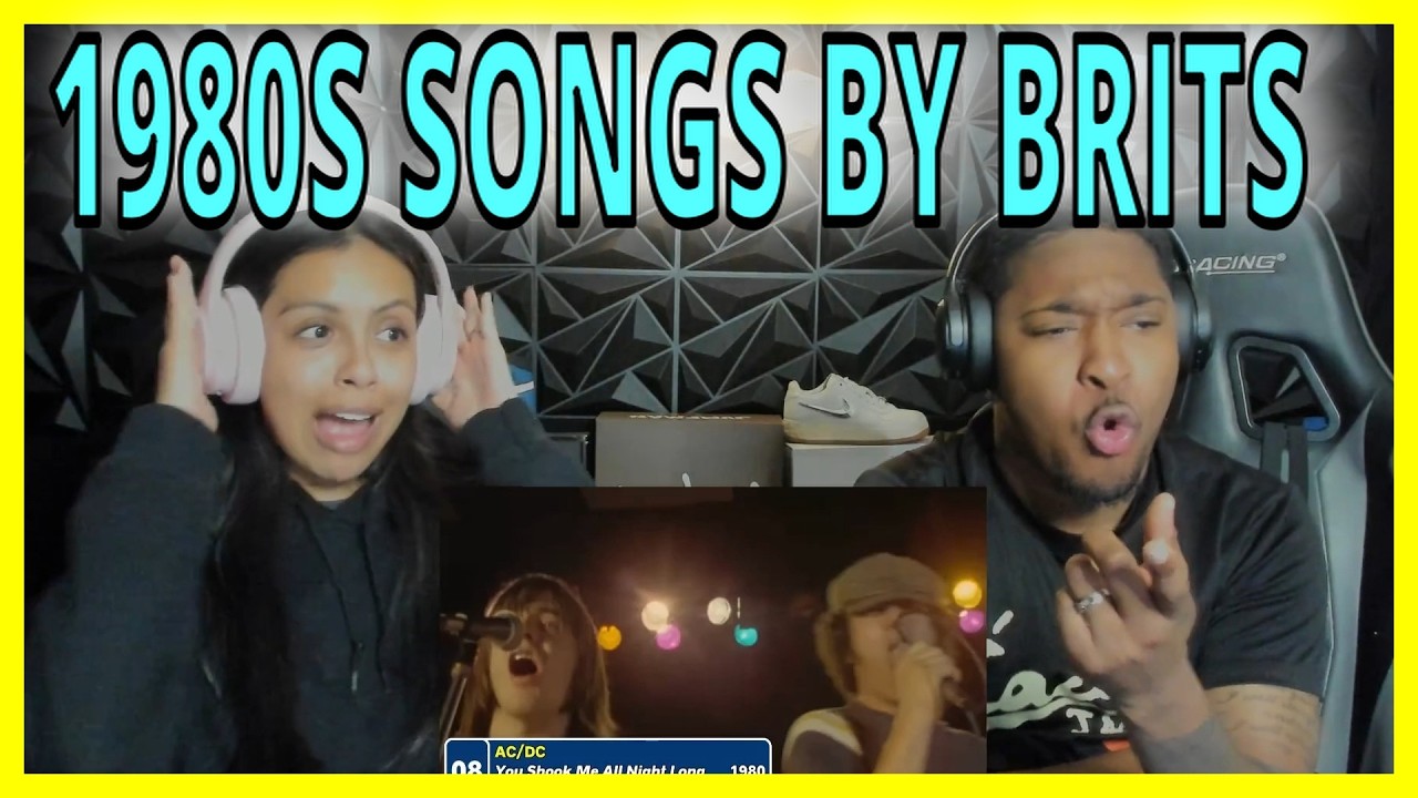 Americans React to Top 100 Most Streamed 1980s Songs By British Artists