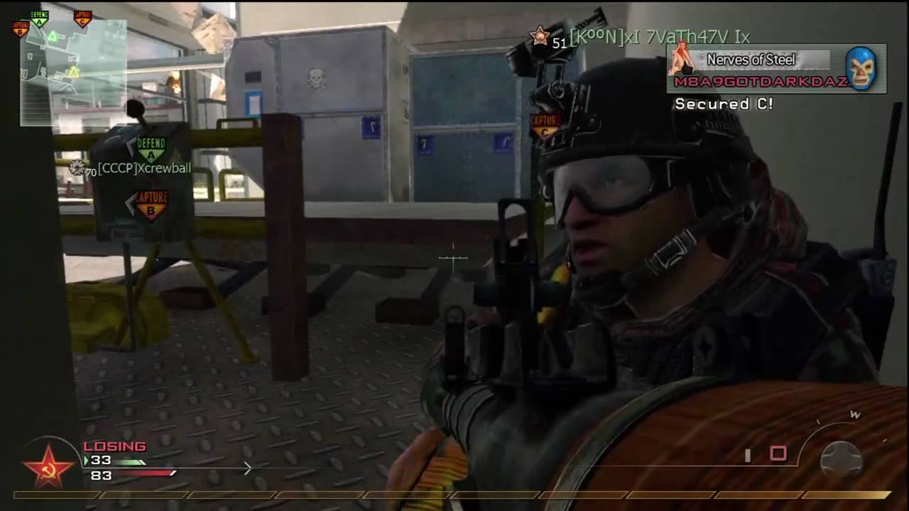 COD MW2 HD,  SCREWING with a Nuke Booster.