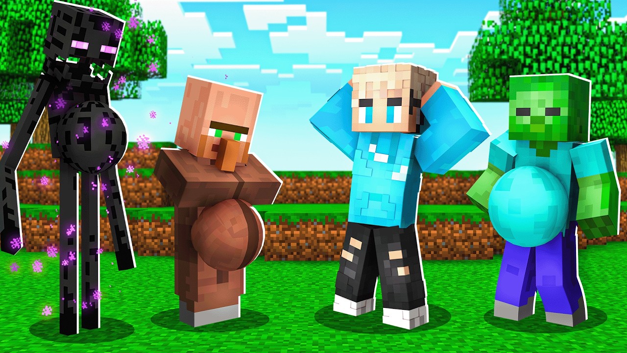Alle MOBS sind SCHWANGER in MINECRAFT!