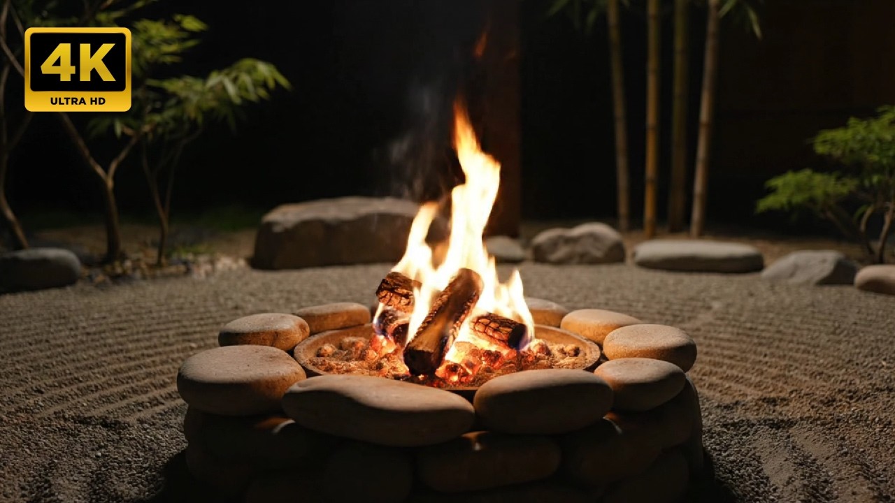 Night Fireplace 10 Hours 🌙 Crackling Fire Sounds for Bedtime #18