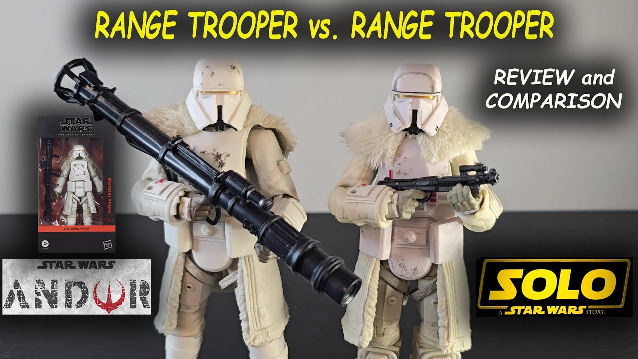 Range Trooper (Andor) Star Wars Black Series - REVIEW and COMPARISON