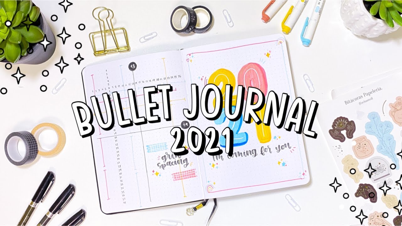 BULLET JOURNAL 2021🎉- (tips, fácil y motivación)