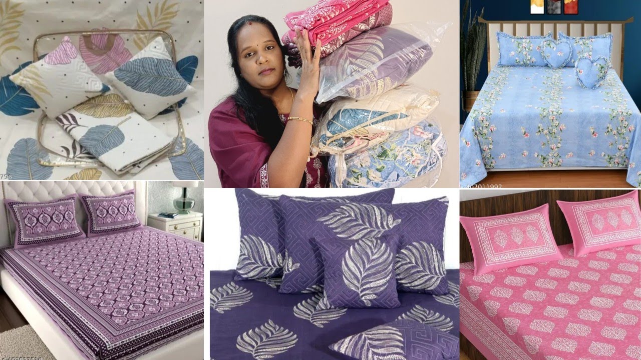 Meesho Bedsheet Haul | Cotton Bedsheet | 5 pcs king size Bedsheet Haul | All under 600 | quality 💯