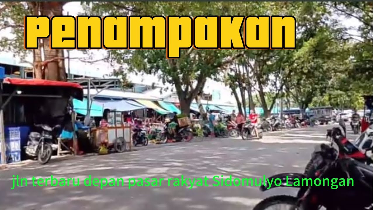 Pesona pasar rakyat Sidomulyo Lamongan 
