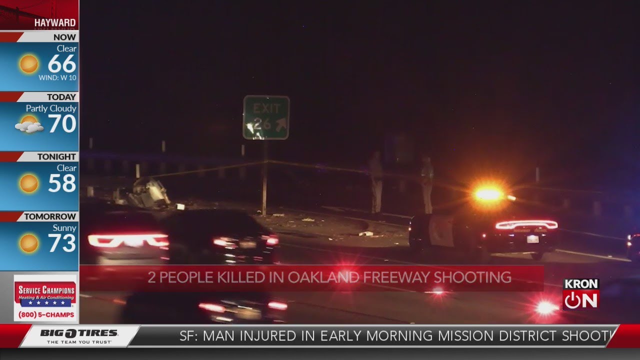 2 killed in Oakland freeway shooting