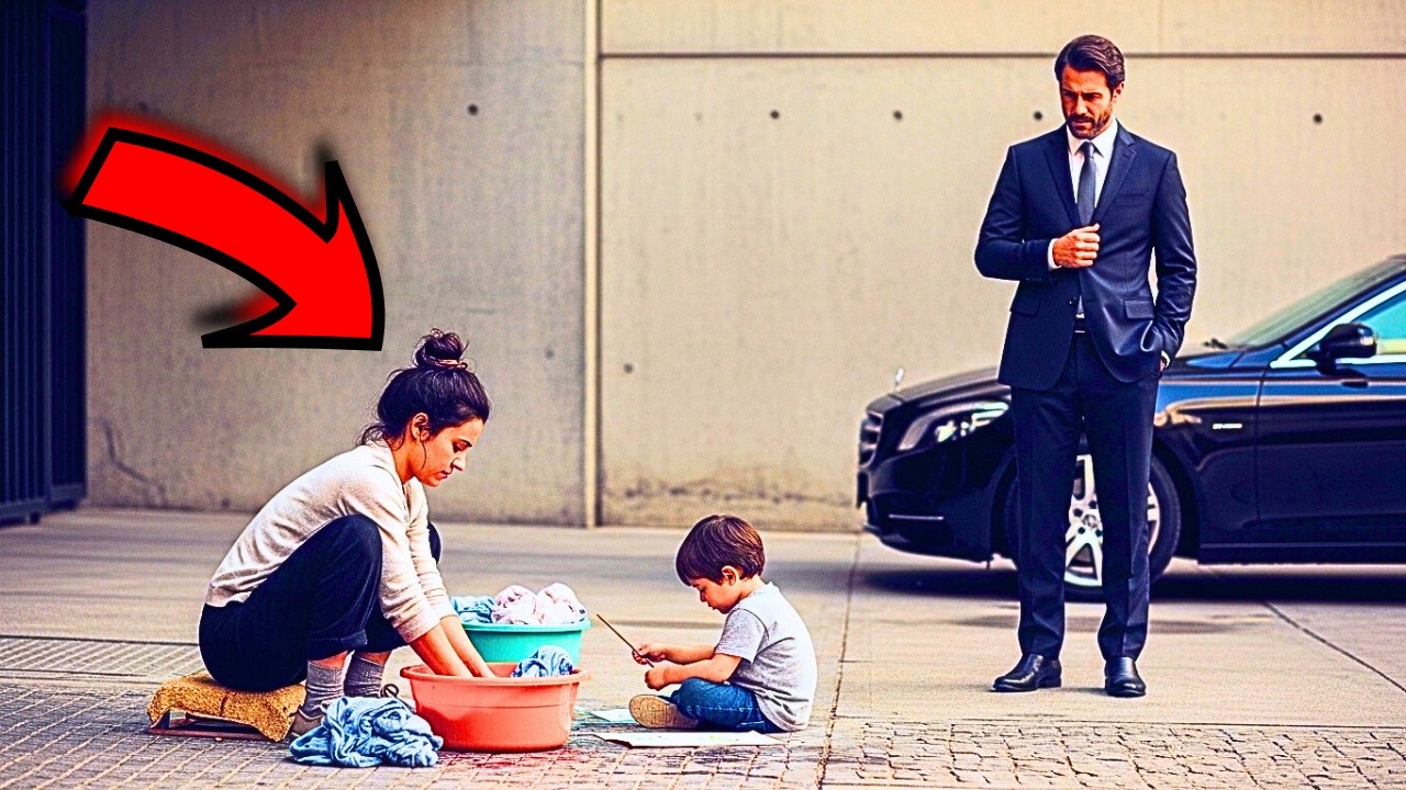 MILIONÁRIO PARA NA ESTRADA E VÊ MÃE LAVANDO ROUPAS… ELE AGE!
