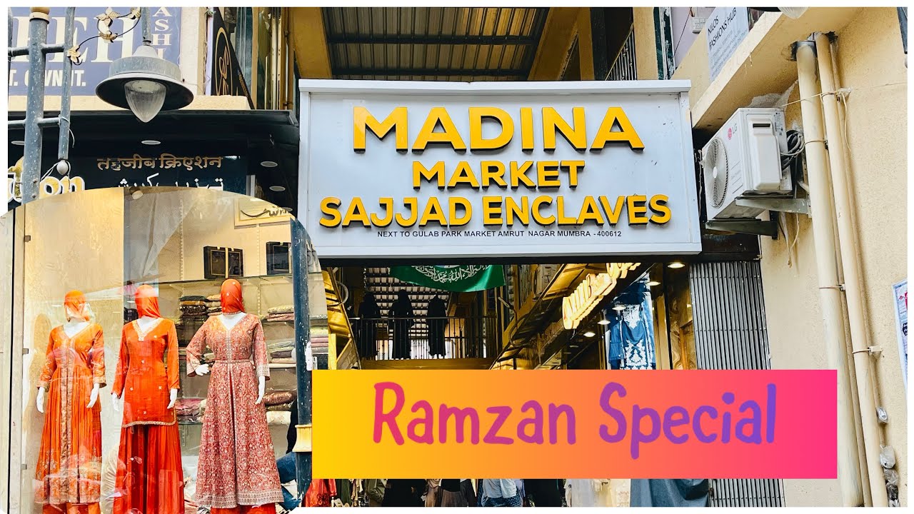 Madina Market Mumbra gulab park ramzan Collection girl fancy wear Eid wedding dress #market 