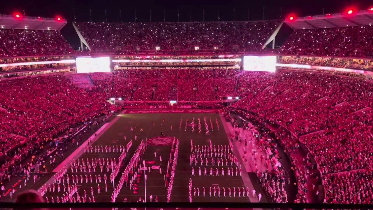 Alabama Entrance vs LSU