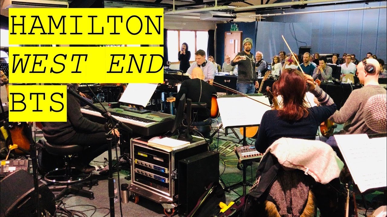 Hamilton West End SITZPROBE - Breaking down the YORKTOWN THEME with the London Band