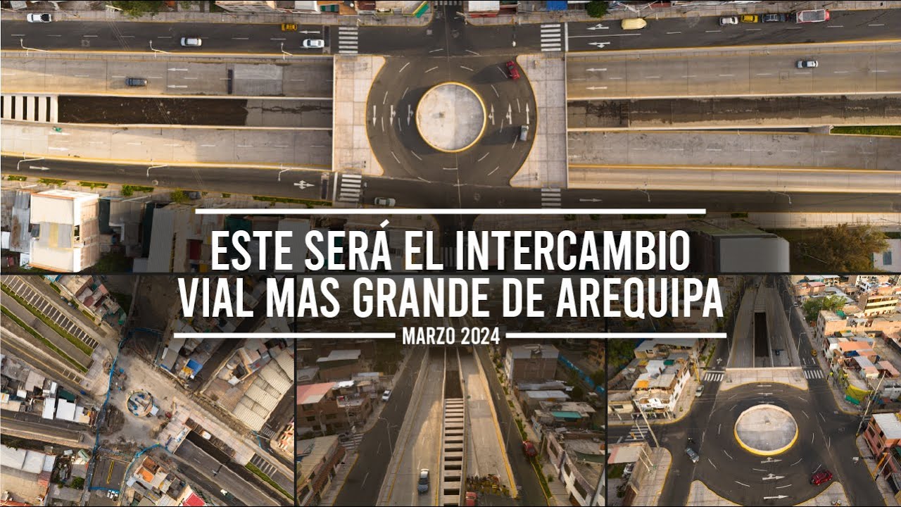 Intercambio Vial Bicentenario: Así avanza la obra que conectará 4 distritos en Arequipa