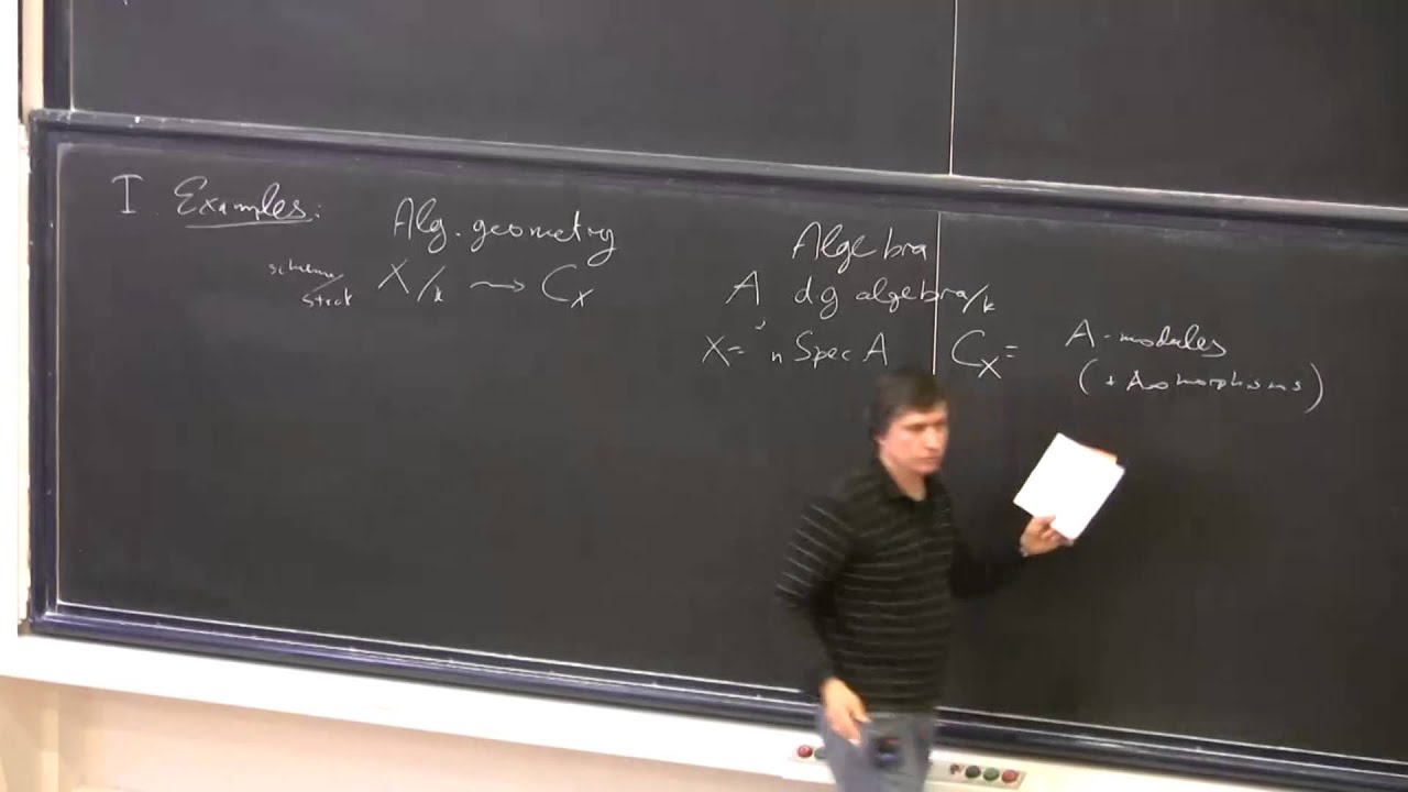 Maxime Kontsevich. Geometry in triangulated categories.