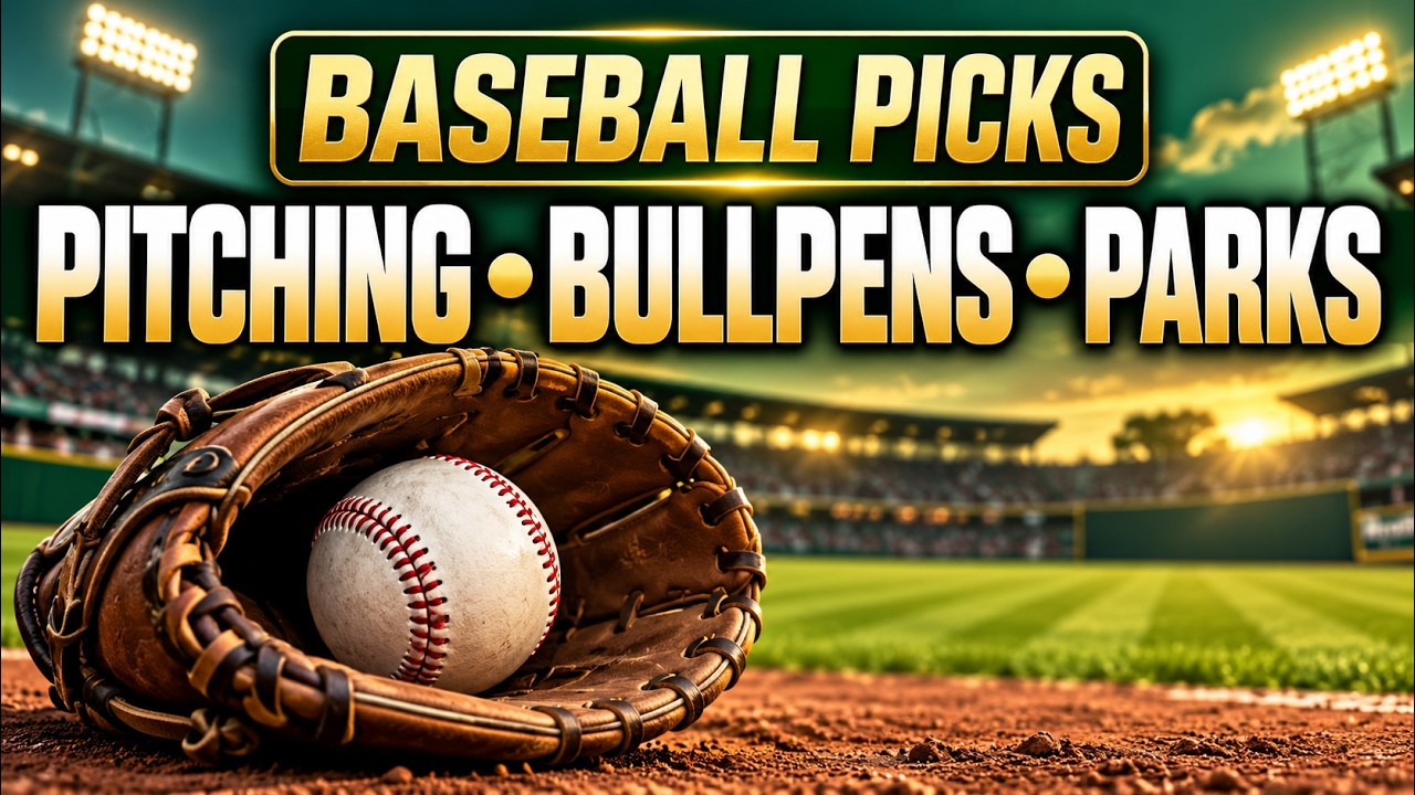 Baseball Picks | How Pitching, Bullpens & Ballparks Shape Each Pick #baseballpicks