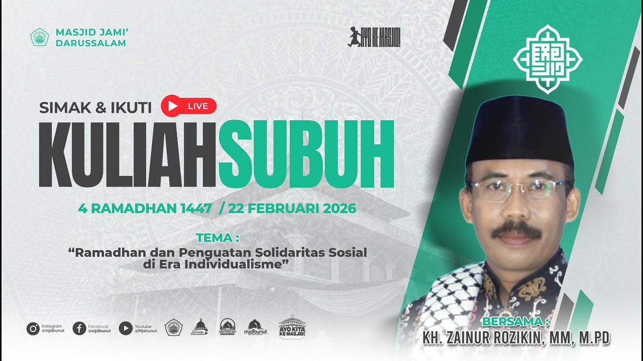 📡LIVE KULIAH SUBUH 1447 H 
