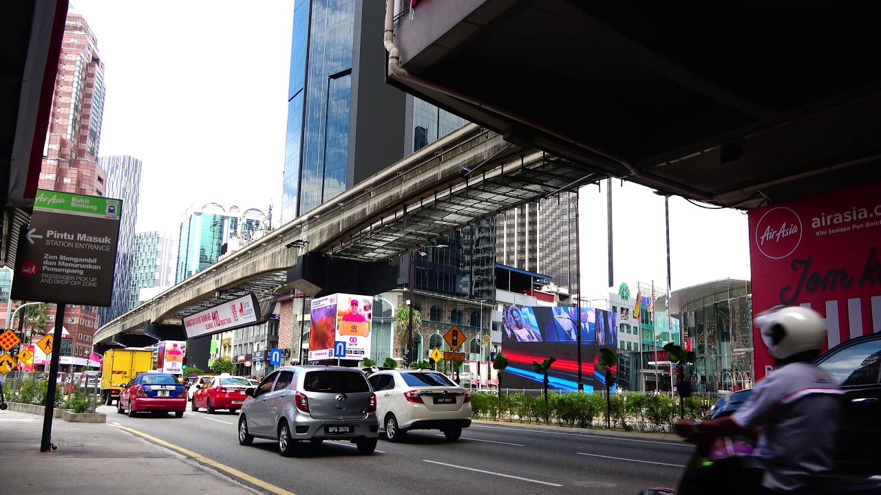 FREE COPYRIGHT VIDEO 4K/HD VIDEO_#0008_Malaysia, Kuala Lumpur_City Traffic