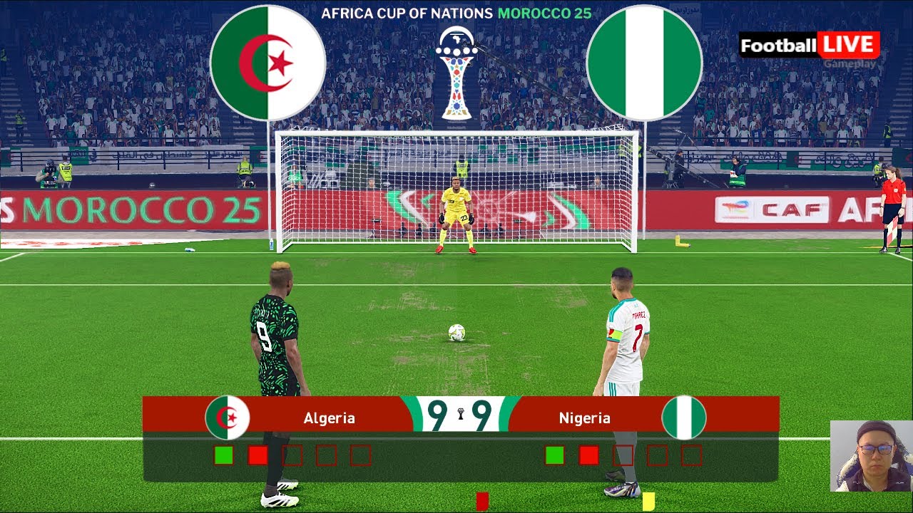 ALGERIA vs NIGERIA - Penalty Shootout | Africa Cup of Nations 2025 Quarter-final | eFootball PES