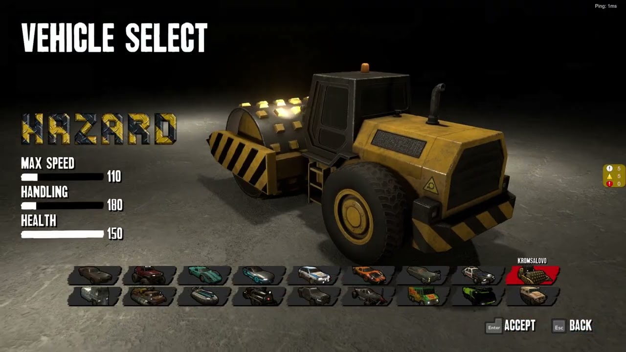 Kroms Car Combat - Bandito & Hazard Visual Update