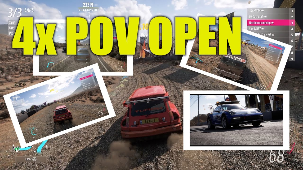 FH5 Open Racing - Multi-POV Switching