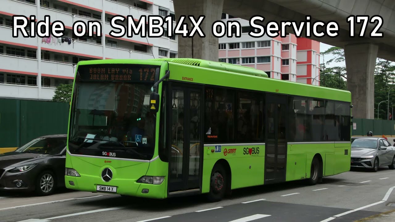 [SMRT] (Retired) Ride on SMB14X on Service 172. Mercedes Benz OC500LE Batch 1