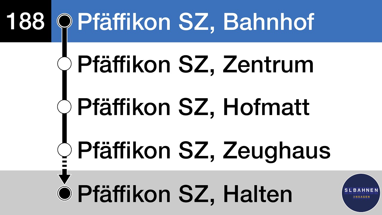 GBF Ansagen » 188 Bahnhof — Halten | ATRON | SLBahnen