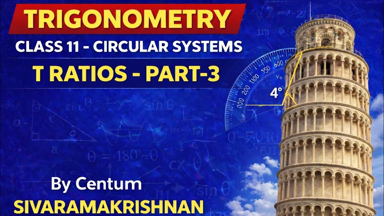 CLASS 11|TRIGONOMETRY |TNBOARD|CBSE